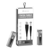 Idrawer cable Devia Fish Micro USB negro 1,5m
