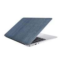 L06 Vinilo Madera azul Laptop