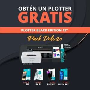Pack Deluxe Plotter Hidrogel Built-in App 12″ Black Edition