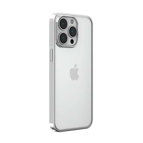 Funda Devia Glimmer iPhone 15 PC plata